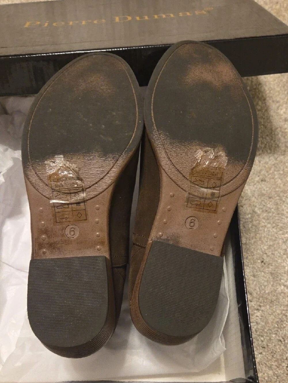 Pierre Dumas Brown Kids Ankle Booties